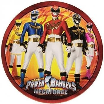 Amscan - Cubertería para fiestas Power Rangers