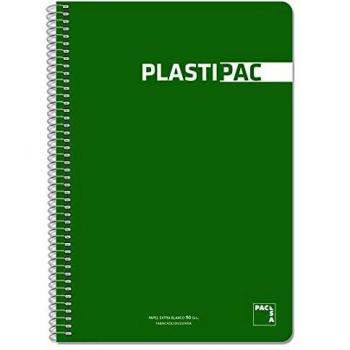 Bloc folio cuadrícula 4x4 Plastipac 80hj 90gr verde claro
