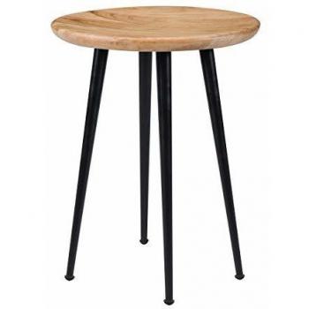 Taburete redondo de madera de acacia Rendez-Vous Déco