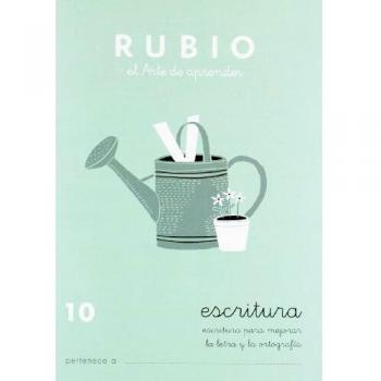 Rubio C-10 - Cuaderno caligrafía: Escritura 10