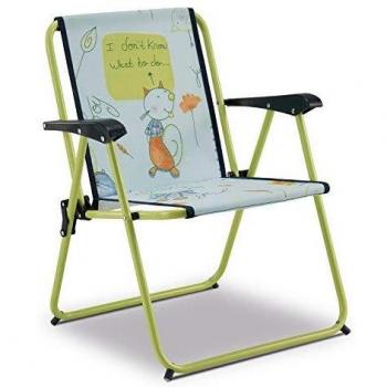 SOLENNY Silla Plegable Infantil para Jardín o Playa Solenny Acolchada 42x40x52 cm y Divertido Diseño Infantil Tejido lavable y Pies Estabilizadores para Mayor Seguridad