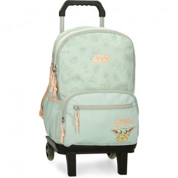 Mochila escolar Grogu doble compartimento