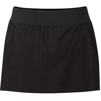 Dare2B Kinetic-Falda Corto Elástico con Pantalón Interior De Tejido Ligero Y De Secado Rápido, Costuras Planas Shorts, Mujer, Black/Black, 10