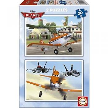 Puzzles Educa - Puzzle Aviones, 2 x 20 Piezas
