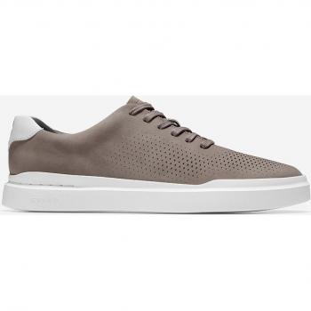 Cole Haan Men's Leather Lace-Up Sneakers - Grey Size 7