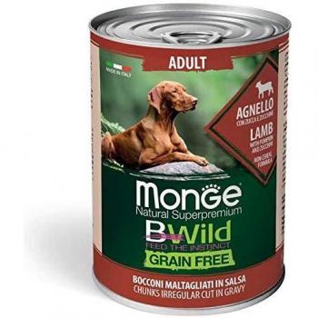Monge Bwild Adulto Cordero Grain Free Paté