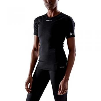 Camiseta Térmica Mujer Craft Active Extreme X RN de Manga Corta - Negra, Tamaño L