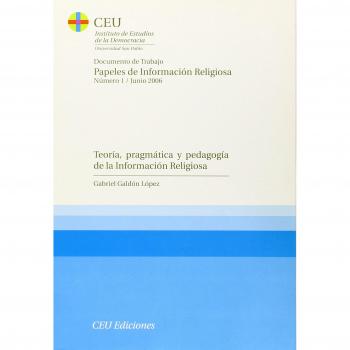 Teoría, pragmática y pedagogía de la información religiosa: 1