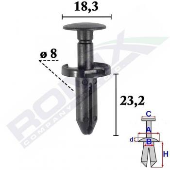 Pinza para tapicería ROMIX C70562 - Herramienta de sujeción, fabricada en acero inoxidable, diseño ergonómico, fácil manejo, ideal para trabajos de tapicería y manualidades