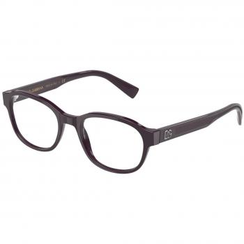 Dolce & Gabbana DG3339 3332 Armazones para Hombre Borgoña, Lentes Recetados Para Hombre Borgoña, Gafas Recetadas para Hombre Borgoña