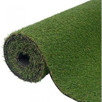 vidaXL Césped Artificial de Color Verde Material de la Hierba: PP 1x5 m/20-25 mm