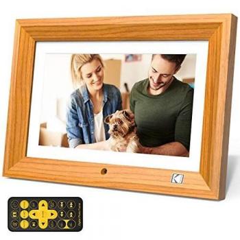 Kodak RDPF-1020WBW 10 Digital Photo Frame with High Resolution 1024 x 600 Display - Burlywood