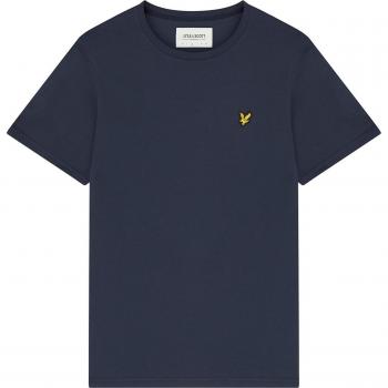 Camiseta Lyle & Scott Básica de Manga Corta en Azul Marino para Hombre, Talla M