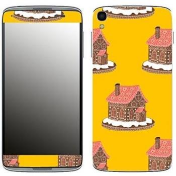 Motivos Disagu Design Skin para Alcatel OneTouch Idol 3 5.5 Zoll: Lebkuchenhaus - Gelb