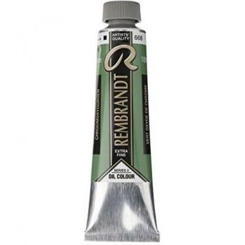 Talens Rembrandt - Excelentes colores de pintura al óleo - 40 ml - 668 Verde óxido de cromo