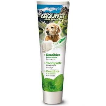 Arquivet Dentrífico para Perros - Sabor a Menta - Pasta de Dientes para Perros - Higiene Dental para Perros - Previene la Placa y sarro - Crema Dental para Perros - 100 g
