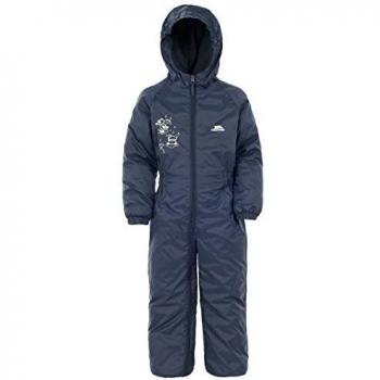 Trespass Drip Drop Children's Rain Suit, Size: 3-4 years, Colour: Pink, Navy Blue options available