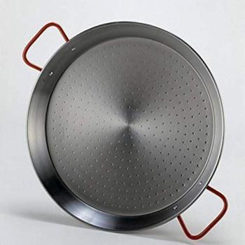GARCIMA 5020078 Paellera Valenciana de 100 cm. Pulida para 85 Personas, Alloy Steel, Cranberry