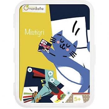 Avenue Mandarine CO099O - Un jeu de 33 cartes Mistigri en boite plastique refermable