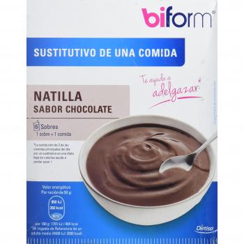 Biform Sustitutivo Crema de Chocolate, Sustituye una comida - 6 sobres x 50 g