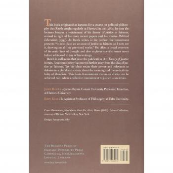 Justice as Fairness: A Restatement (Paperback) by John Rawls, published by Belknap Press