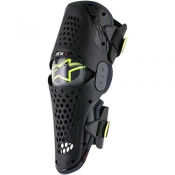 Protectores de rodilla Mx – Par Alpinestars SX1 Negro-Anthracite (XXL, Negro)