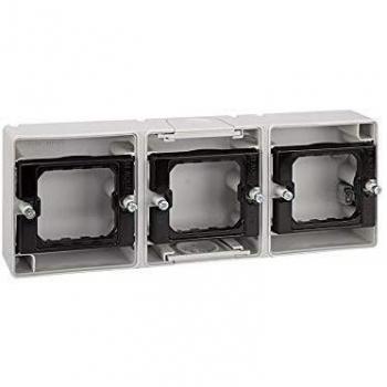 Simon 4400765-035 - Base Caja Estanca 3 Elementos Horizontal