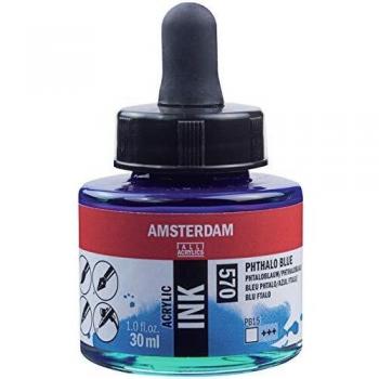 Amsterdam ACRYLC Ink PHTH.Azul, Phthalo Blue, talla única