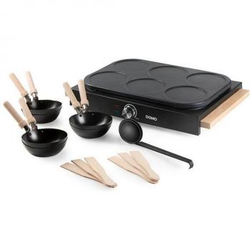 Crepera Domo DO8716W Negro 1000 W