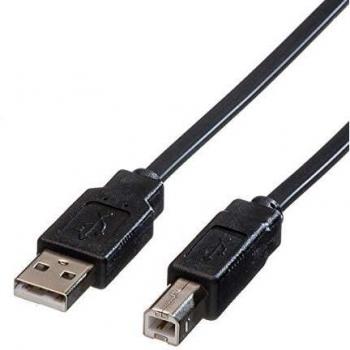 Cable USB 2.0 Plano Roline 1.8m Tipo A-B