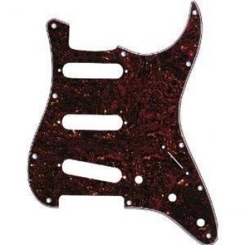 Fender 11-Hole Modern Style Tortoise Shell SSS Stratocaster Pickguard 4-Ply
