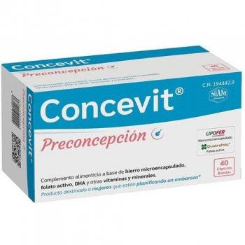 Concevit Preconcepción, Embarazo y Lactancia 40 Cápsulas