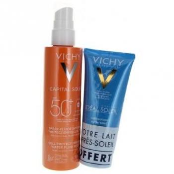 Spray Solar Fluido Invisible SPF50+ 200 ml + Lait Apaisant After-Sun 100 ml Regalo