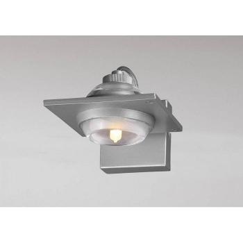 Aplique de pared Ull 1 bombilla G9 gris plata