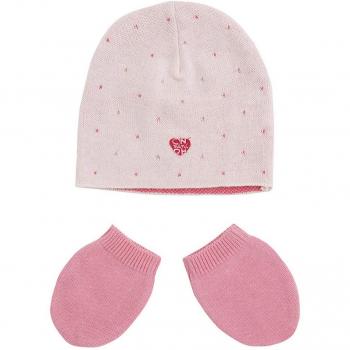 Canada House gorro con manoplas minidots recién nacido, talla M