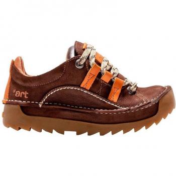 Art Skyline 0590 Pleasant Brown Leather Shoes with Removable Insole for Men/Women