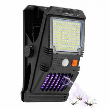 Lámpara Solar de Jardín 128 LED SMD con Mosquitera W7104-1