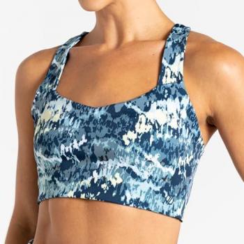 Dare2b Swift III Medium Impact Quick-Dry Sports Bra for Women, Antibacterial & Sweat-Wicking, Size XL