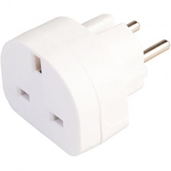 Silverline 171631 - Convertidor de Corriente Viaje GB a UE, 220-240V