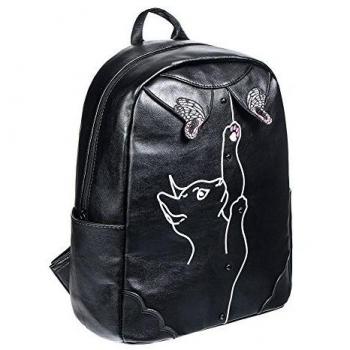 Banned Mochila Meow (Negro)