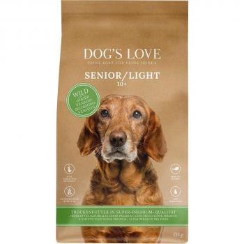 Dog's Love Senior/Light with Venison Dog Food - Economy Pack: 2 x 12 kg