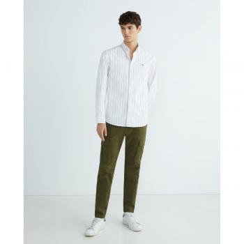 Tommy Jeans Slim Fit Cargo Pants for Men - Olive Green, Size W29 L32