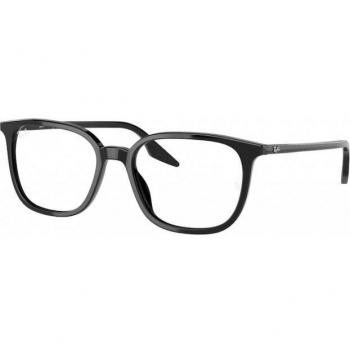 Ray-Ban 0RX5406 2000 54 Unisex Square Black Eyeglasses
