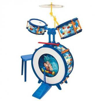 Batería Infantil Dragon Ball Z 3 Elementos con Banqueta (Reig 2241)