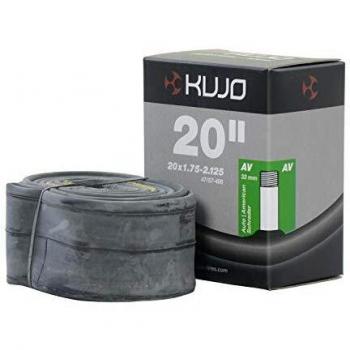 Kujo - Tubo de Bicicleta, válvula Schrader, Muchos tamaños Diferentes, válvula de 35 o 48 mm, Paquete Individual o Dos, Color 24 x 1.75/2.125-35 mm Valve, tamaño 24 x 1.75/2.125-35 mm Valve, 0.5