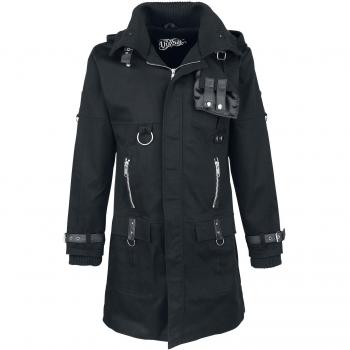 Vixxsin Eclusion Coat Hombre Abrigo de Invierno Negro L 100% algodón