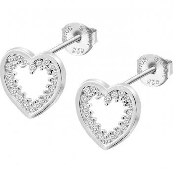 Pendientes Lotus Silver LP3621-4/1 Moments de Plata con Circonitas y Motivo de Corazón para Mujer
