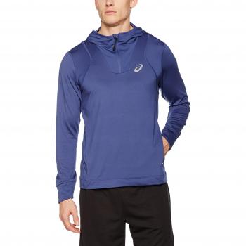 ASICS Camiseta Manga Larga Fuzex Hoodie Azul S