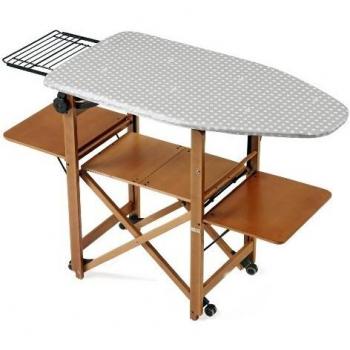 Tabla de planchar de madera BRAVO 620 regulable en altura (86-92 cm) - color cerezo