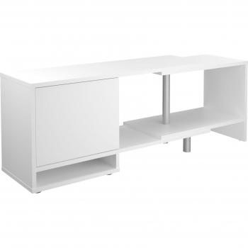 Calicosy Mueble de TV de esquina modulable blanco - l127 cm